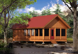 Safari Log Cabin Model
