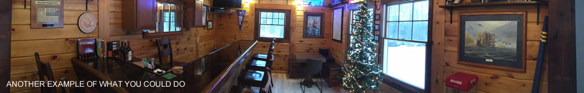 Basement Finish Package - Woody Rapid Cabin