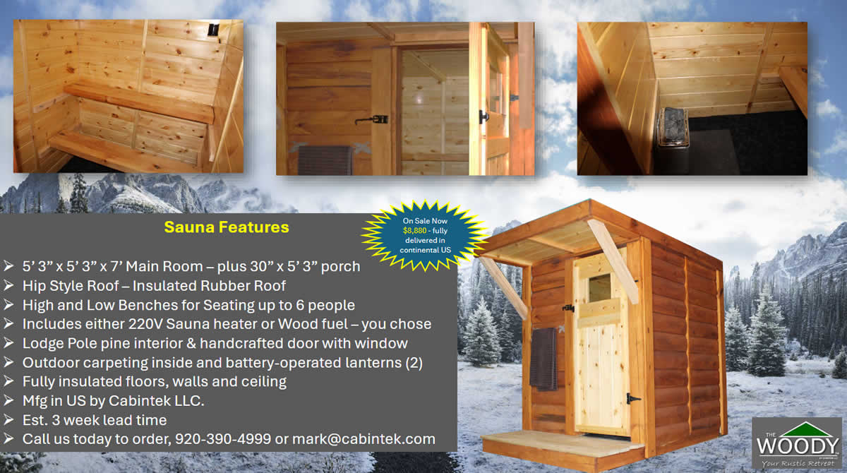 Woody Sauna Kit