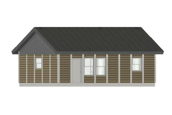 Blue Bill Log Cabin Model