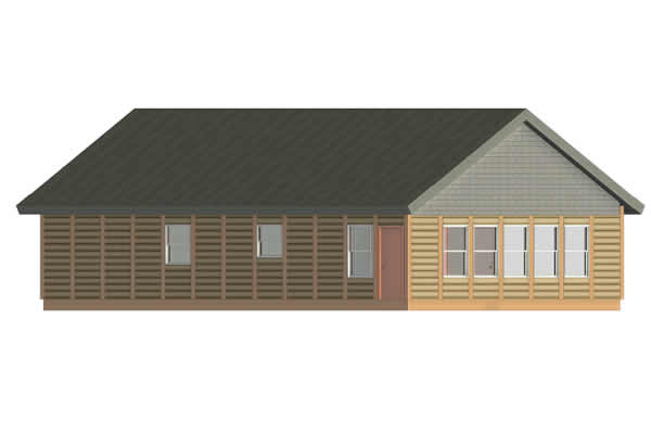 Gadwall Log Cabin Model