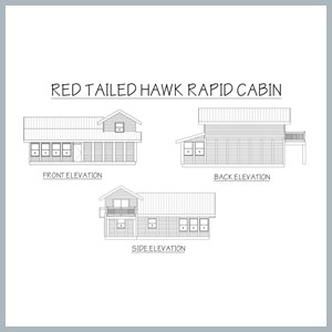 RED TAILED HAWK ELEVATIONS - HI RES